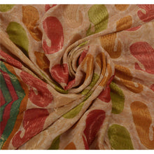 Load image into Gallery viewer, Beige Saree Art Silk Woven Premium Sari Craft 5 Yard Fabric
