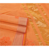 Sanskriti Vintage Saree Blend Cotton Embroidered Woven Craft Sustainable Fabric Premium Sari