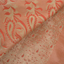 Load image into Gallery viewer, Sanskriti Vinatage Red Saree Art Silk Woven Craft Fabric Premium Paisley Sari
