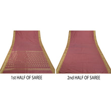 Load image into Gallery viewer, Sanskriti Vinatage Pink Saree Art Silk Woven Craft Fabric Premium Zari Work Sari

