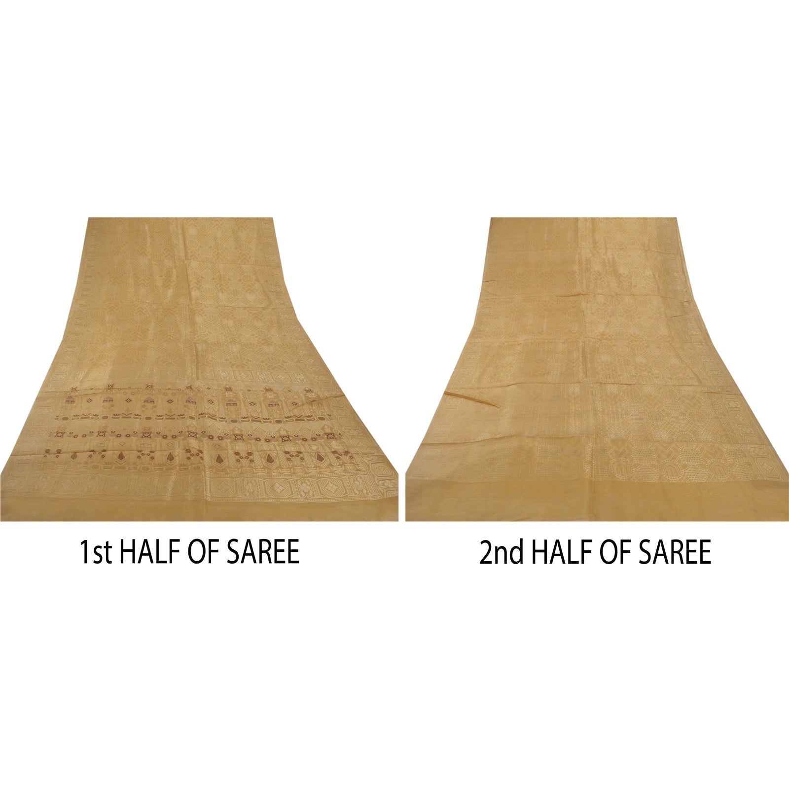 Сари Sanskriti Vintage Green, 100% чистая органза, шелк, тканое ремесло, устойчивая ткань, сари