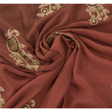 Load image into Gallery viewer, Sanskriti Vintage Sarees Pure Georgette Silk Hand Beaded Bollywood Sari Fabric
