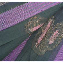 Load image into Gallery viewer, Sanskriti Vintage Purple Saree Blend Silk Woven Craft Fabric Zari Work Sari
