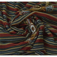 Load image into Gallery viewer, Sanskriti Vinatage Sanskriti Vintage Indian Sari Georgette Hand Beaded Ethnic 5 Yard Sarees Fabric
