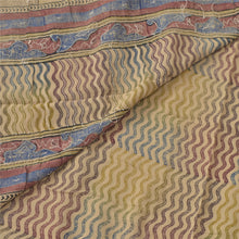 Load image into Gallery viewer, Sanskriti Vinatage Sanskriti Indian Vintage Sarees 100% Pure Crepe Silk Hand Beaded Fabric Sari
