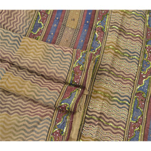 Load image into Gallery viewer, Sanskriti Vinatage Sanskriti Indian Vintage Sarees 100% Pure Crepe Silk Hand Beaded Fabric Sari
