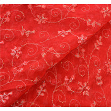 Load image into Gallery viewer, Sanskriti Vintage Red Bollywood Sarees Pure Georgette Silk Handmade Fabric Sari
