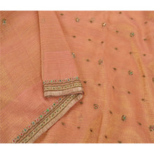 Load image into Gallery viewer, Sanskriti Vintage Pink Sarees Art Silk Hand Beaded Woven Fabric 5 Yard Sari
