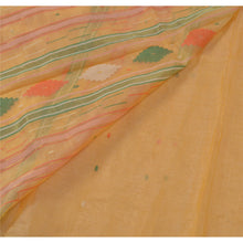 Load image into Gallery viewer, Sanskriti Vintage Cream Sarees 100% Pure Silk Woven Traditional Tant Sari Fabric
