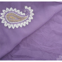 Load image into Gallery viewer, Sanskriti Vintage Purple Sarees Georgette Fabric Bollywood Sari Blouse Piece
