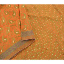 Load image into Gallery viewer, Sanskriti Vintage Orange Sarees Art Silk Woven Craft Premium Indian Sari Fabric
