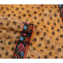 Load image into Gallery viewer, Sanskriti Vintage Peach Sarees Art Silk Embroidered Craft Fabric Premium Sari
