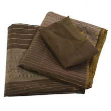 Load image into Gallery viewer, Sanskriti Vintage Green Sarees Art Silk Woven Fabric Premium Sari Blouse Piece
