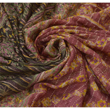 Load image into Gallery viewer, Sanskriti Vintage Pink Sarees Blend Silk Hand Embroidered Craft Fabric Zari Sari
