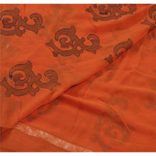 Load image into Gallery viewer, Sanskriti Vintage Saree Georgette Embroidered Fabric Bollywood Sari Blouse Piece
