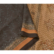 Load image into Gallery viewer, Sanskriti Vintage Black Sarees Pure Silk Embroidered Woven Craft Fabric Sari
