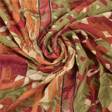 Load image into Gallery viewer, Sanskriti Vinatage Sanskriti Vintage Indian Sari 100% Pure Silk Woven Sarees Craft 5 Yard Fabric
