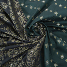 Load image into Gallery viewer, Sanskriti Vintage Green Sarees Art Silk Indian Sari Woven Premium 5 Yard Fabric
