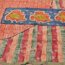 Load image into Gallery viewer, Sanskriti Vintage Sari Pure Crepe Silk Embroidered Craft Sarees Premium Fabric
