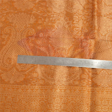 Load image into Gallery viewer, Sanskriti Vintage Saffron Sari Blend Silk Woven Sarees Craft 5 YD Premium Fabric
