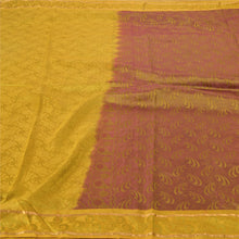 Load image into Gallery viewer, Sanskriti Vintage Green Indian Sari 100% Pure Silk Sarees Premium Craft Fabric
