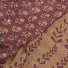 Load image into Gallery viewer, Sanskriti Vintage Purple Sarees Blend Silk Handmade Woven Sari Premium Fabric
