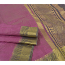 Load image into Gallery viewer, Sanskriti Vintage Pink Sarees Art Silk Woven Sari Craft Premium Fabric Blouse PC
