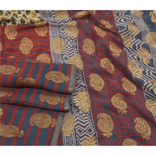 Load image into Gallery viewer, Sanskriti Vintage Bollywood Sarees Blend Georgette Woven/Print Work Sari Fabric
