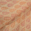 Sanskriti Vintage Cream Sarees Pure Cotton Block Print Premium Craft Sari Sustainable Fabric