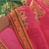 Sanskriti Vintage Pink Sarees Art Silk Hand-Woven Premium Indian Sari Sustainable Fabric