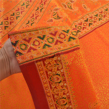 Load image into Gallery viewer, Sanskriti Vintage Red Sarees Art Silk Woven Premium Indian Sari 5 Yard Fabric
