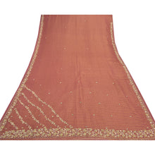 Load image into Gallery viewer, Sanskriti Vintage Pink Sarees Art Silk Hand Beaded Woven Sari Premium Fabric
