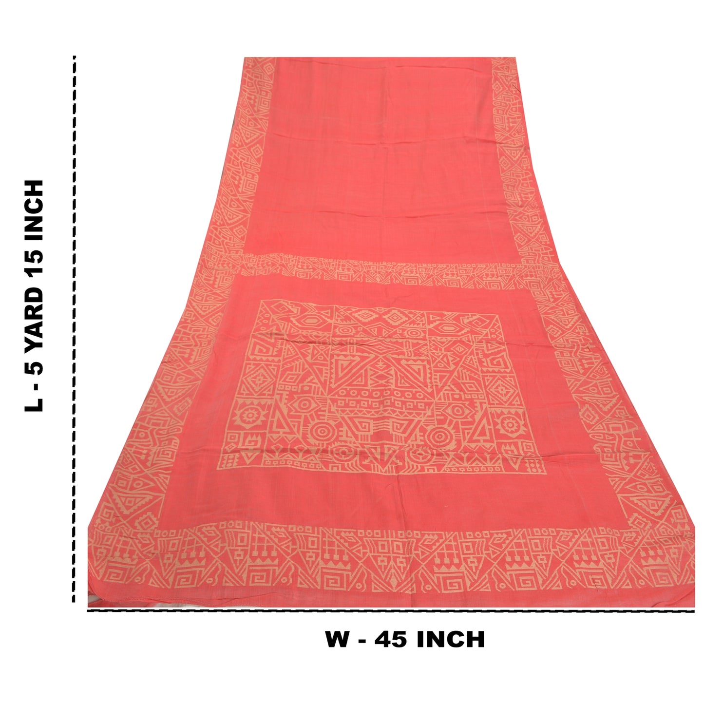 Sanskriti Vintage Hand-Woven Cotton Silk Sarees Pink Premium Indian Sari Sustainable Fabric