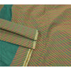 Sanskriti Vintage Grønne Sarees Kunstsilke Vævet Premium Sari 5 Yard Håndværk Bæredygtigt Stof