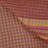 Sanskriti Vintage Dark Red Sarees Blend Cotton Hand-Woven Premium Sari Sustainable Fabric