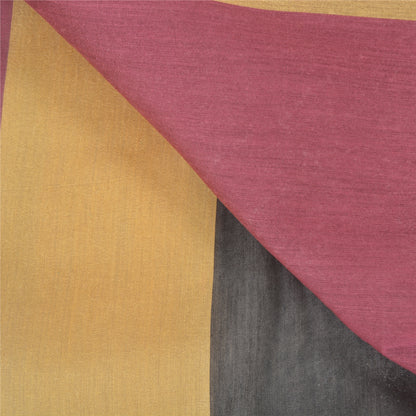 Sanskriti Vintage Indian Sarees Cotton Woven Premium Sari Craft 5 Yard Sustainable Fabric