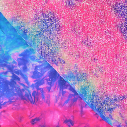 Санскритские винтажные розовые сари из чистого шелка, сотканные методом тай-дай, культурные сари для рукоделия, устойчивая ткань