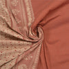 Sanskriti Vintage Brown Sarees Blend Silk Hand-Woven Premium Sari Craft Sustainable Fabric