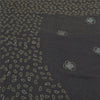 Sanskriti Vintage Black Sarees Pure Georgette Hand Embroidered Craft Sari Sustainable Fabric