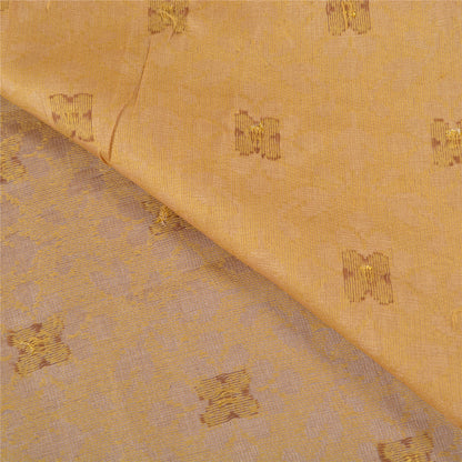 Sanskriti Vintage Lilla Sarier 100% Ren Silke Håndvævet Håndværkssari Bæredygtigt Stoff