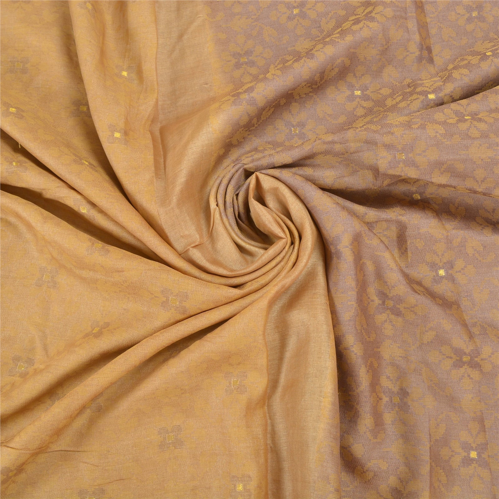 Sanskriti Vintage Purple Sarees 100% Pure Silk Hand-Woven Craft Sari Sustainable Fabric