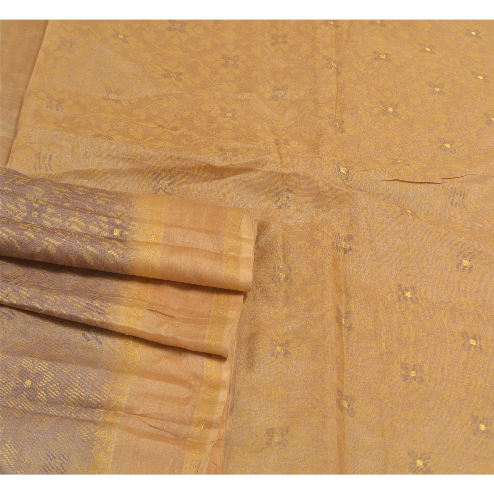 Sanskriti Vintage Purple Sarees 100% Pure Silk Hand-Woven Craft Sari Sustainable Fabric