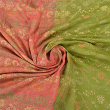 Load image into Gallery viewer, Sanskriti Vintage Indian Green Sari Pure Silk Hand-Woven Sarees Premium Fabric
