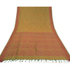 Sanskriti Vintage Blend Cotton Woven Baluchari Sarees Green Premium Sari Sustainable Fabric