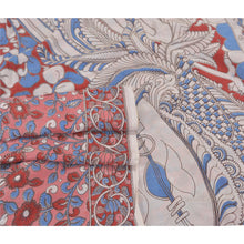 Load image into Gallery viewer, Sanskriti Vintage Pink Sarees 100% Pure Cotton Handmade Kalamkari Sari Fabric
