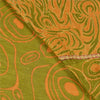 Sanskriti Vintage Green Sarees Pure Silk Embroidered Printed Sari Craft Sustainable Fabric