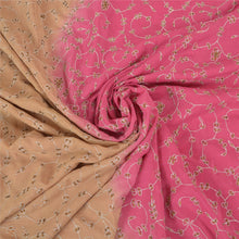Load image into Gallery viewer, Sanskriti Vintage Pink Sarees Pure Georgette Silk Handmade Premium Sari Fabric
