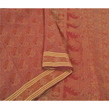 Load image into Gallery viewer, Sanskriti Vintage Dark Red Sarees Art Silk Hand-Woven Premium Sari 5 Yard Fabric
