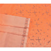 Sanskriti Vintage Peach Sarees Georgette Hand Beaded Premium Sari Craft Sustainable Fabric