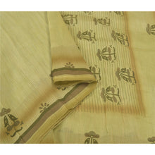 Load image into Gallery viewer, Sanskriti Vintage Green Sarees Cotton Silk Hand Painted Woven Kota Sari Fabric
